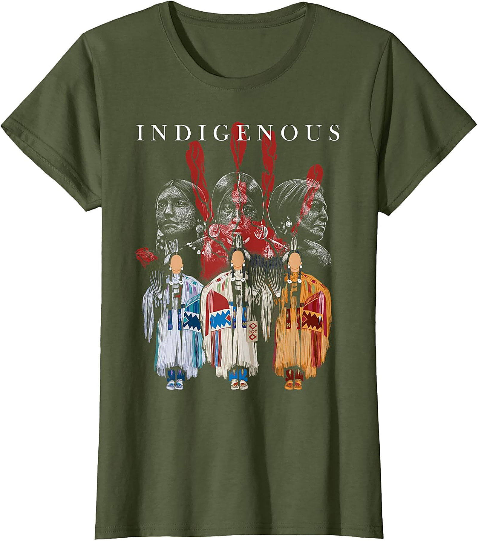 Indigenous Heritage Graphic Tee Native American Pride Shirt