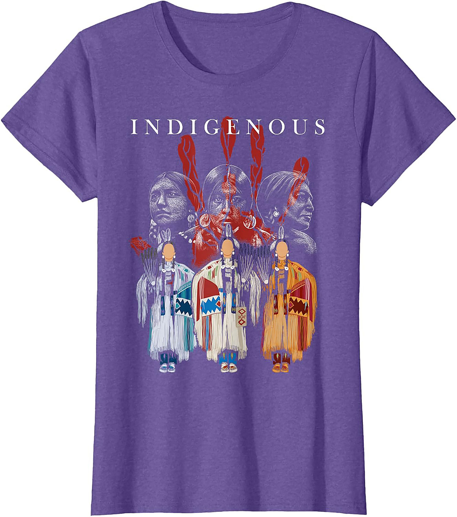Indigenous Heritage Graphic Tee Native American Pride Shirt