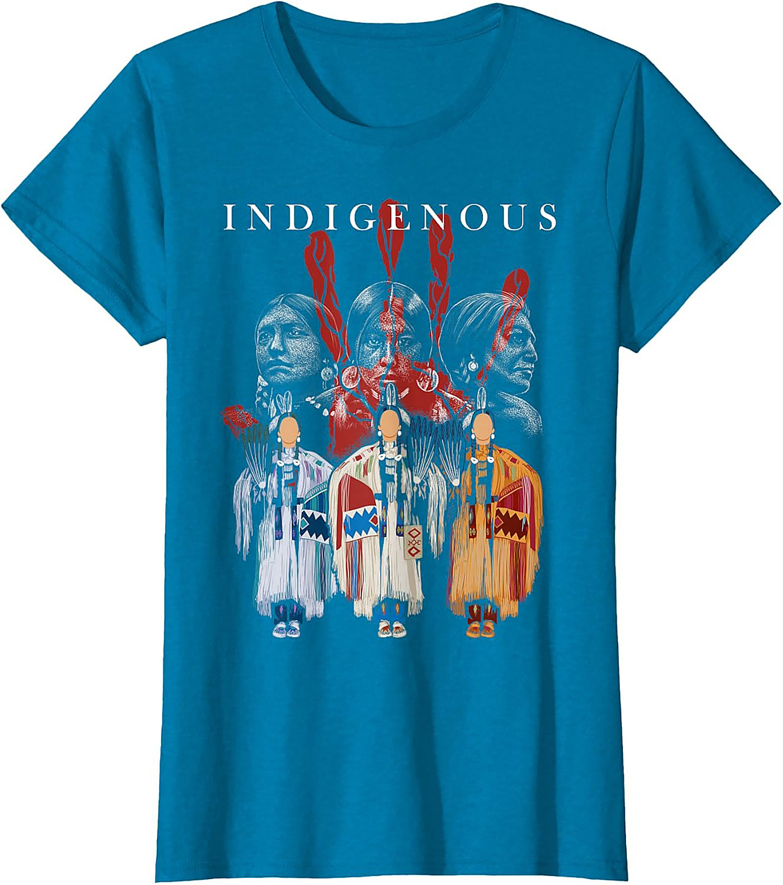 Indigenous Heritage Graphic Tee Native American Pride Shirt