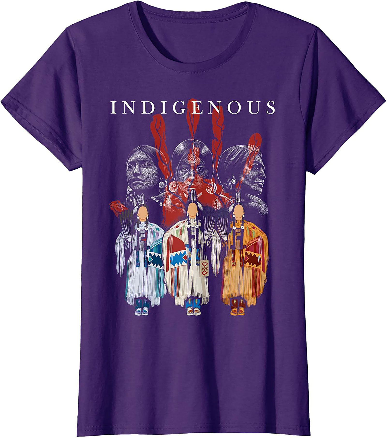 Indigenous Heritage Graphic Tee Native American Pride Shirt