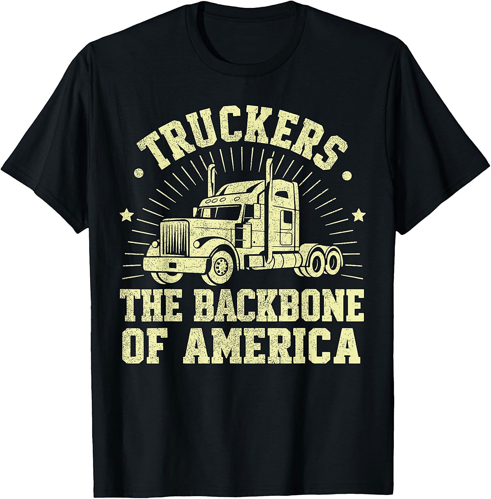 Truckers The Backbone of America Graphic Tee