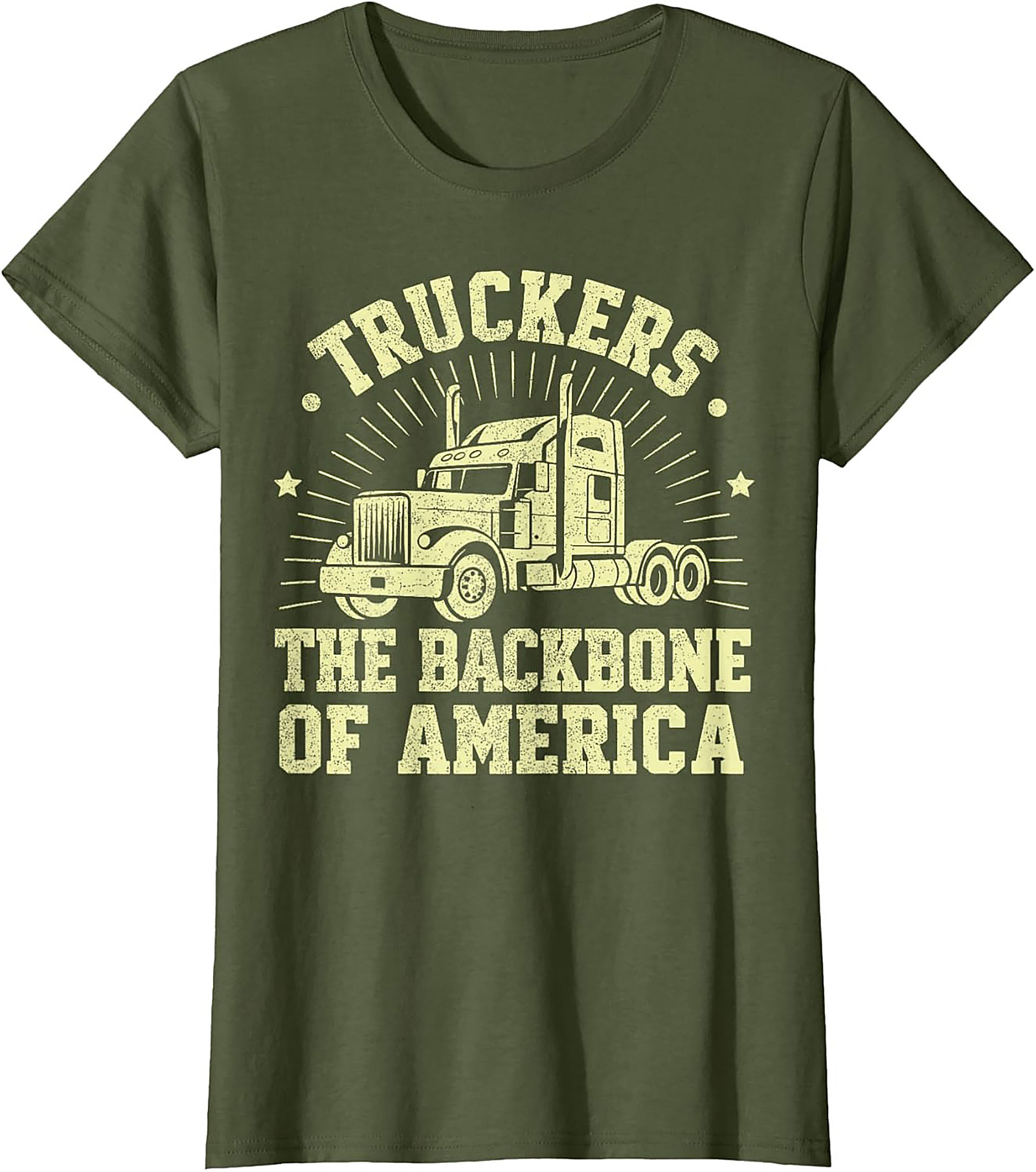 Truckers The Backbone of America Graphic Tee