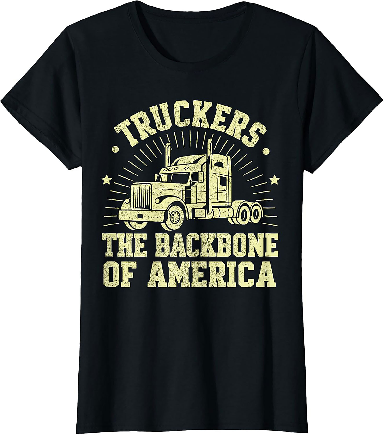 Truckers The Backbone of America Graphic Tee