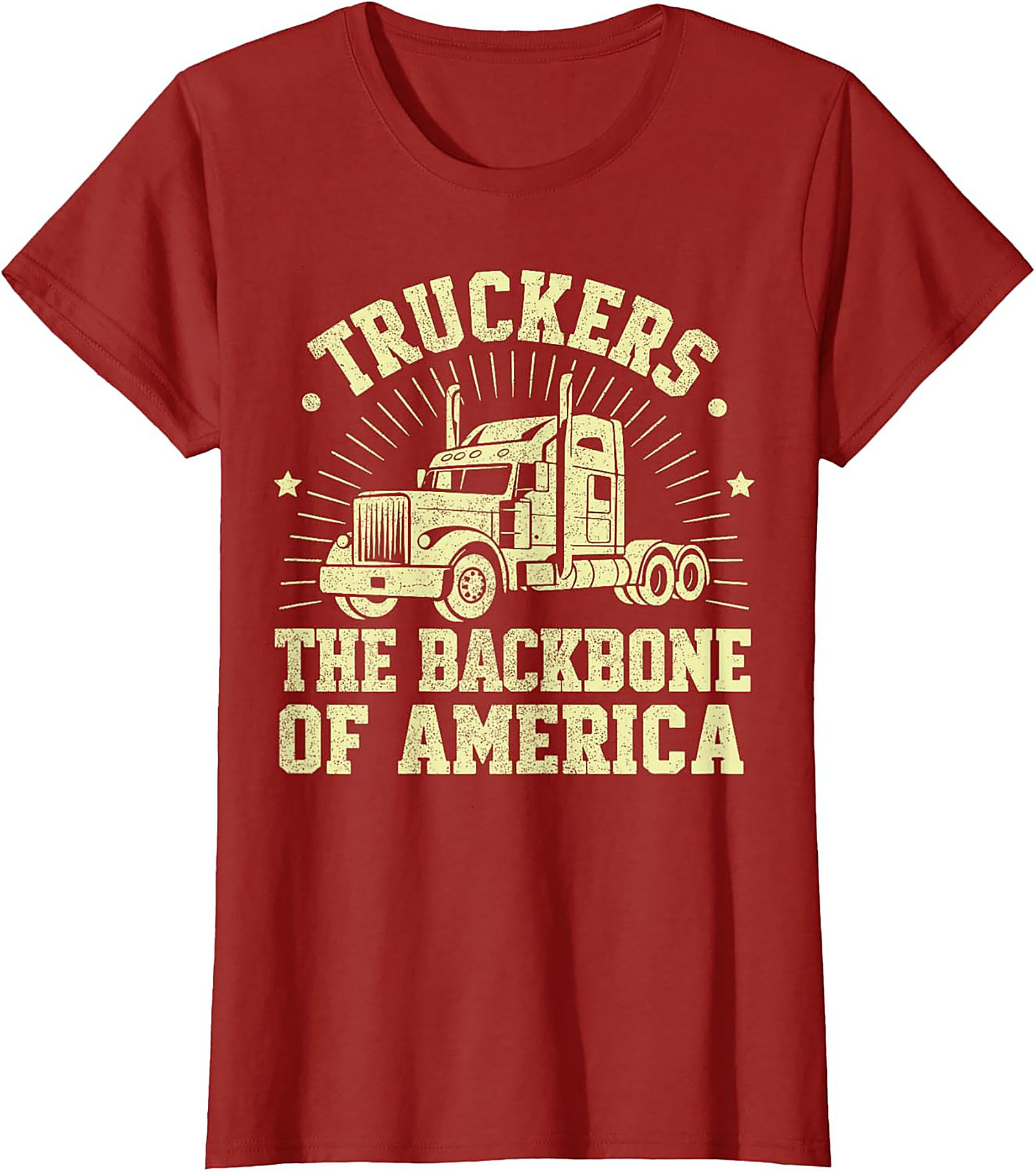 Truckers The Backbone of America Graphic Tee