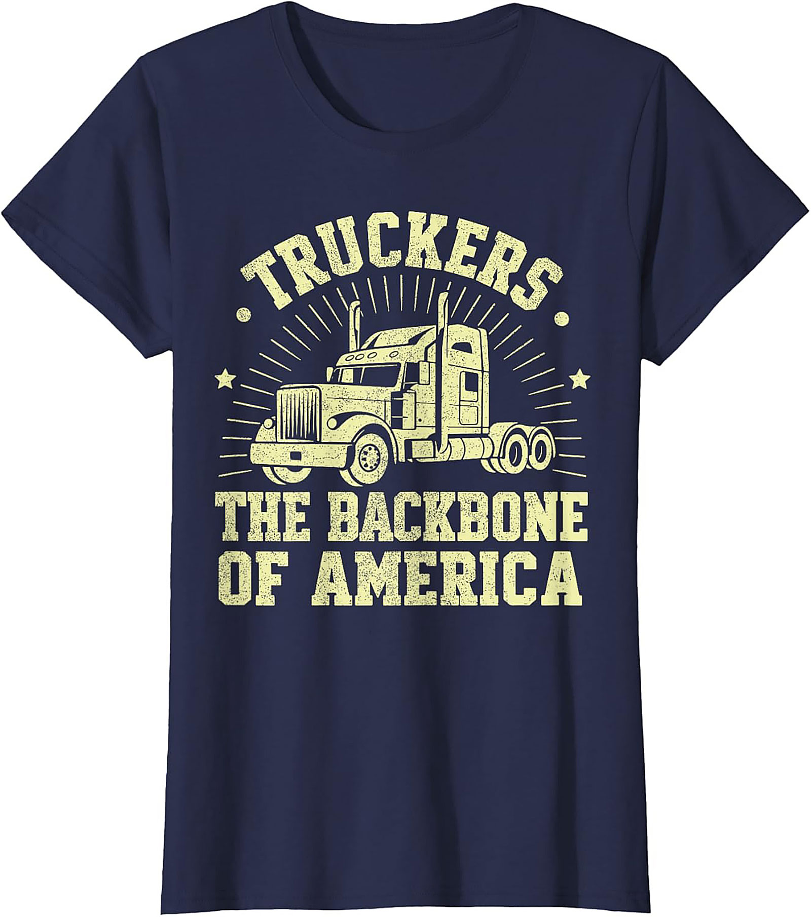 Truckers The Backbone of America Graphic Tee