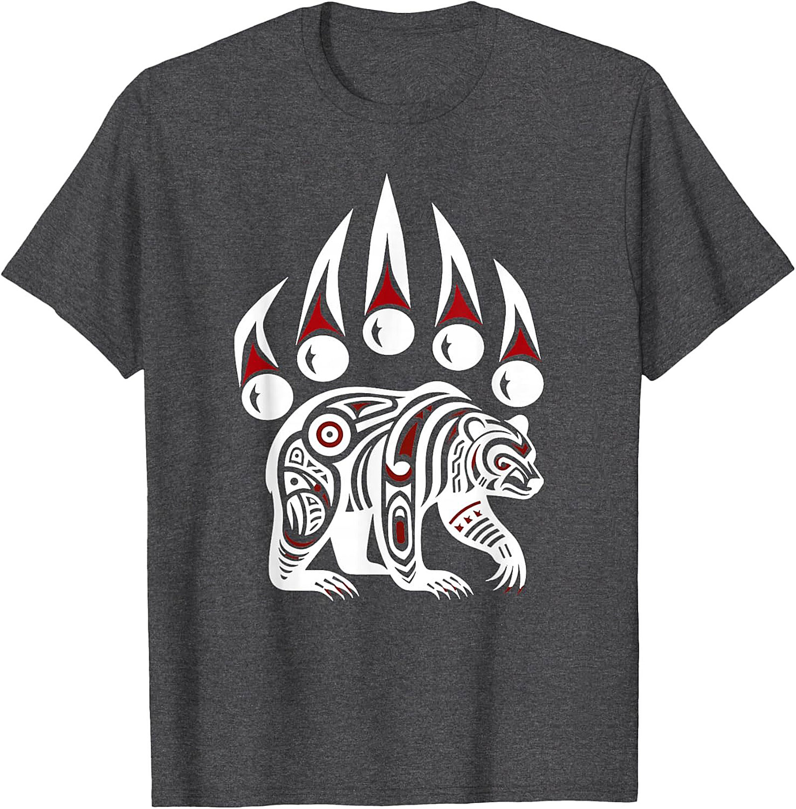 Tribal Bear Graphic Tee Totem Art Unisex Shirt