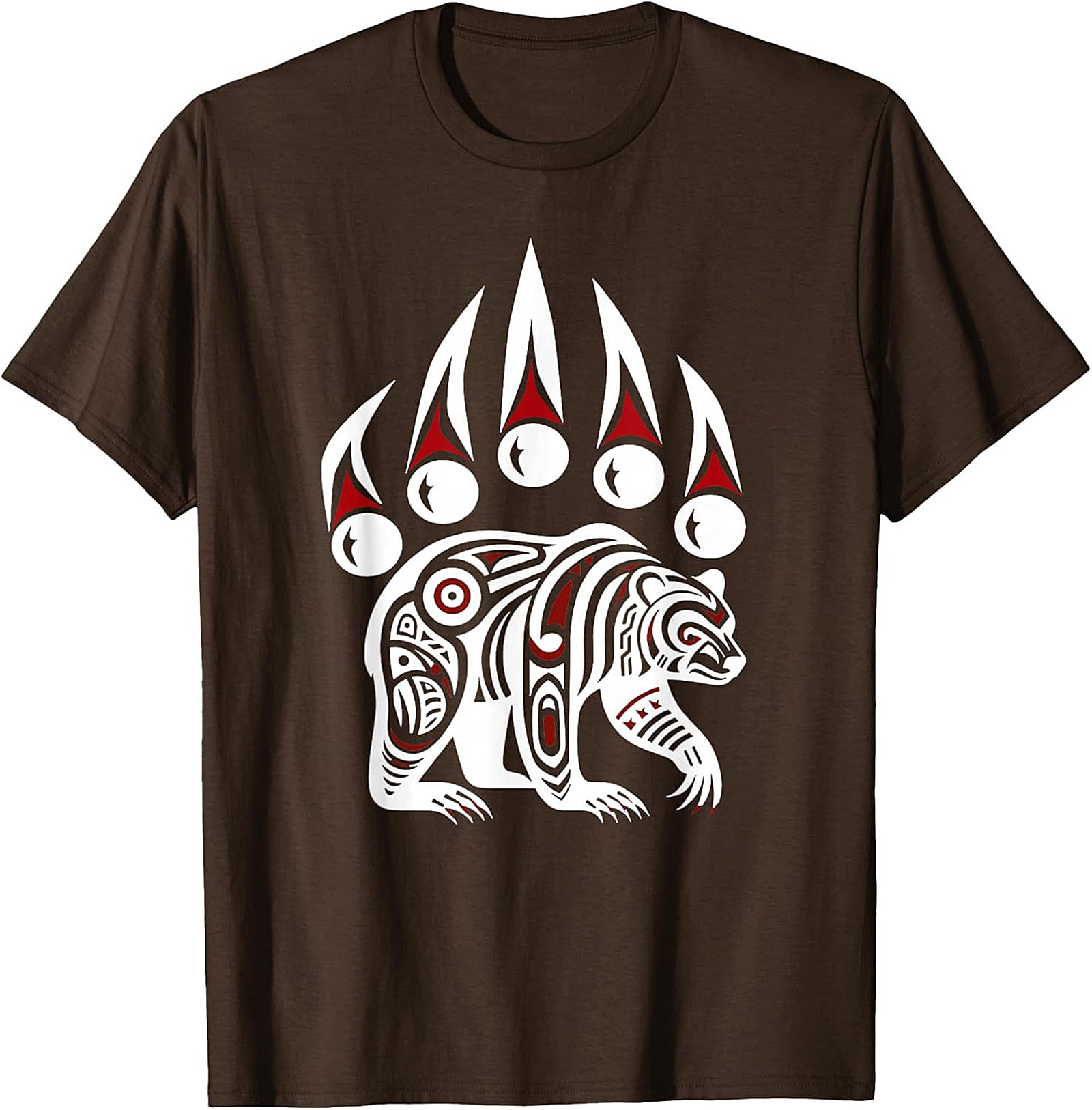 Tribal Bear Graphic Tee Totem Art Unisex Shirt