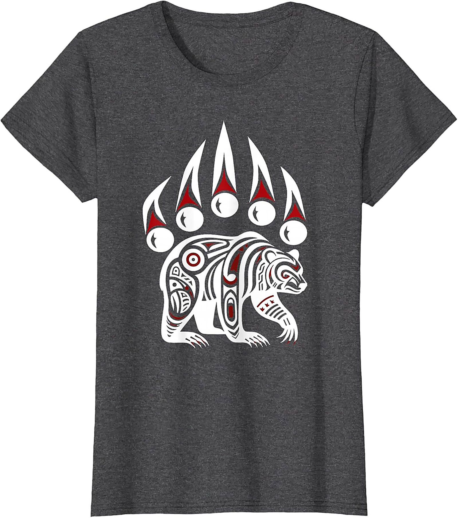 Tribal Bear Graphic Tee Totem Art Unisex Shirt