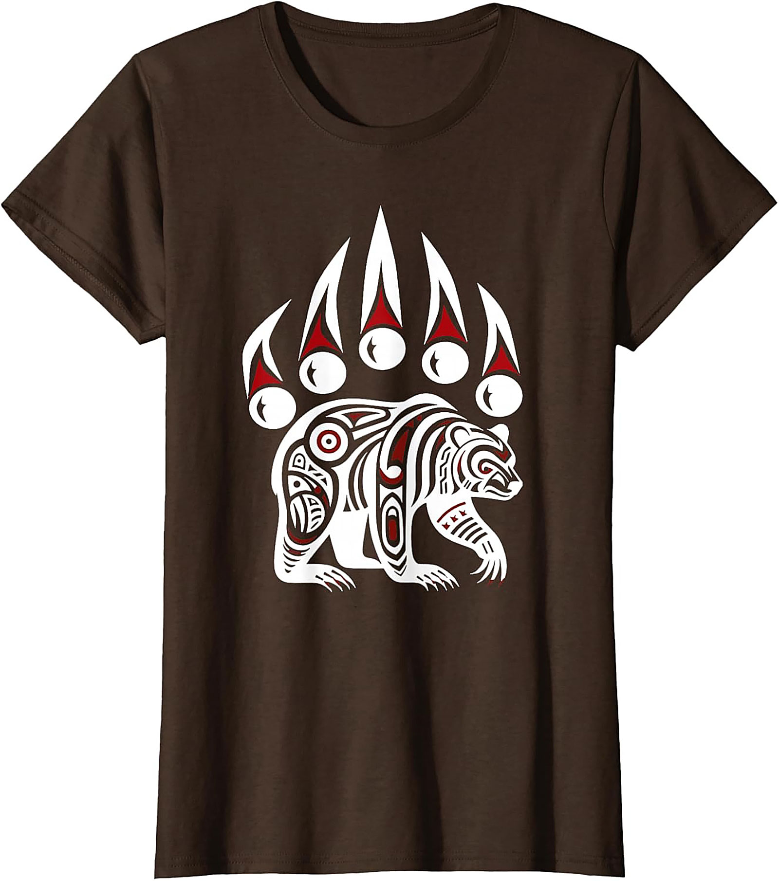 Tribal Bear Graphic Tee Totem Art Unisex Shirt