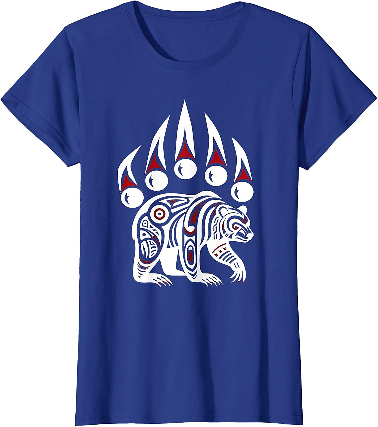 Tribal Bear Graphic Tee Totem Art Unisex Shirt
