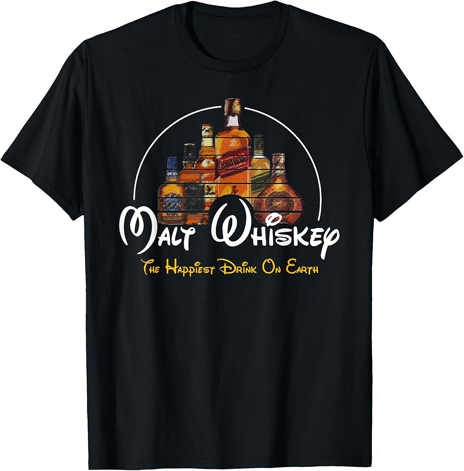 Funny Whiskey T-shirt Malt Whiskey Graphic Tee