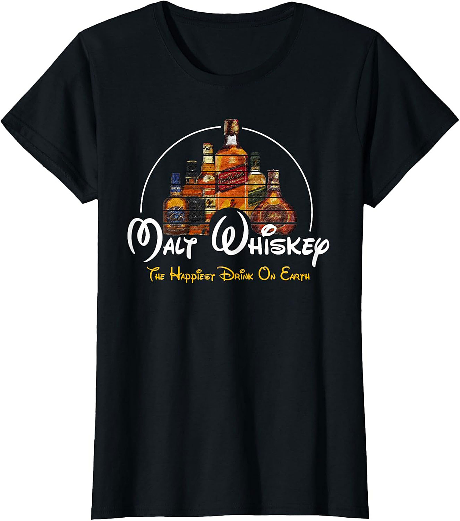 Funny Whiskey T-shirt Malt Whiskey Graphic Tee
