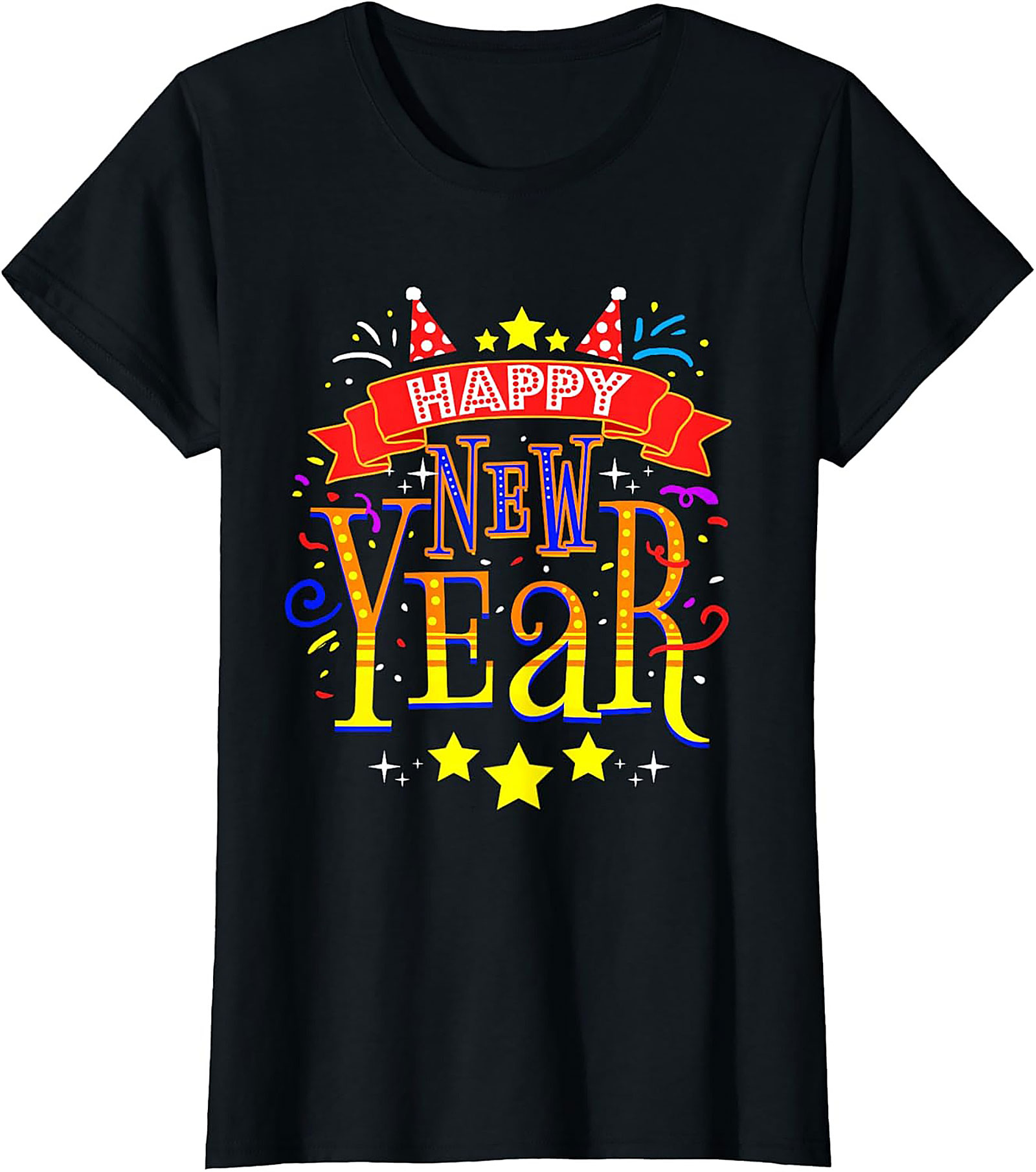 Happy New Year Graphic Tee Festive NYE Unisex Shirt