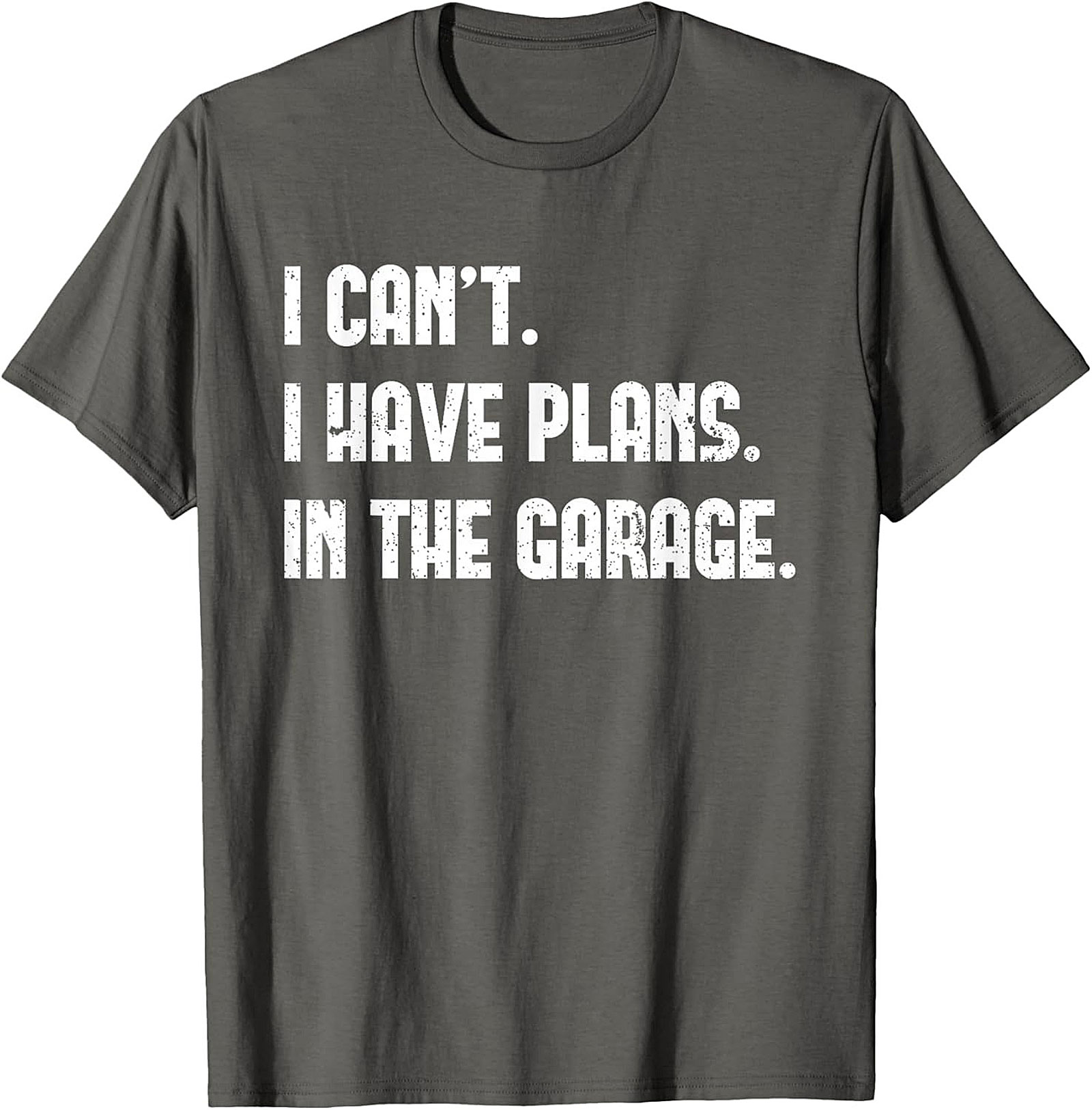 Funny Garage Mechanic T-Shirt I Have Plans Tee