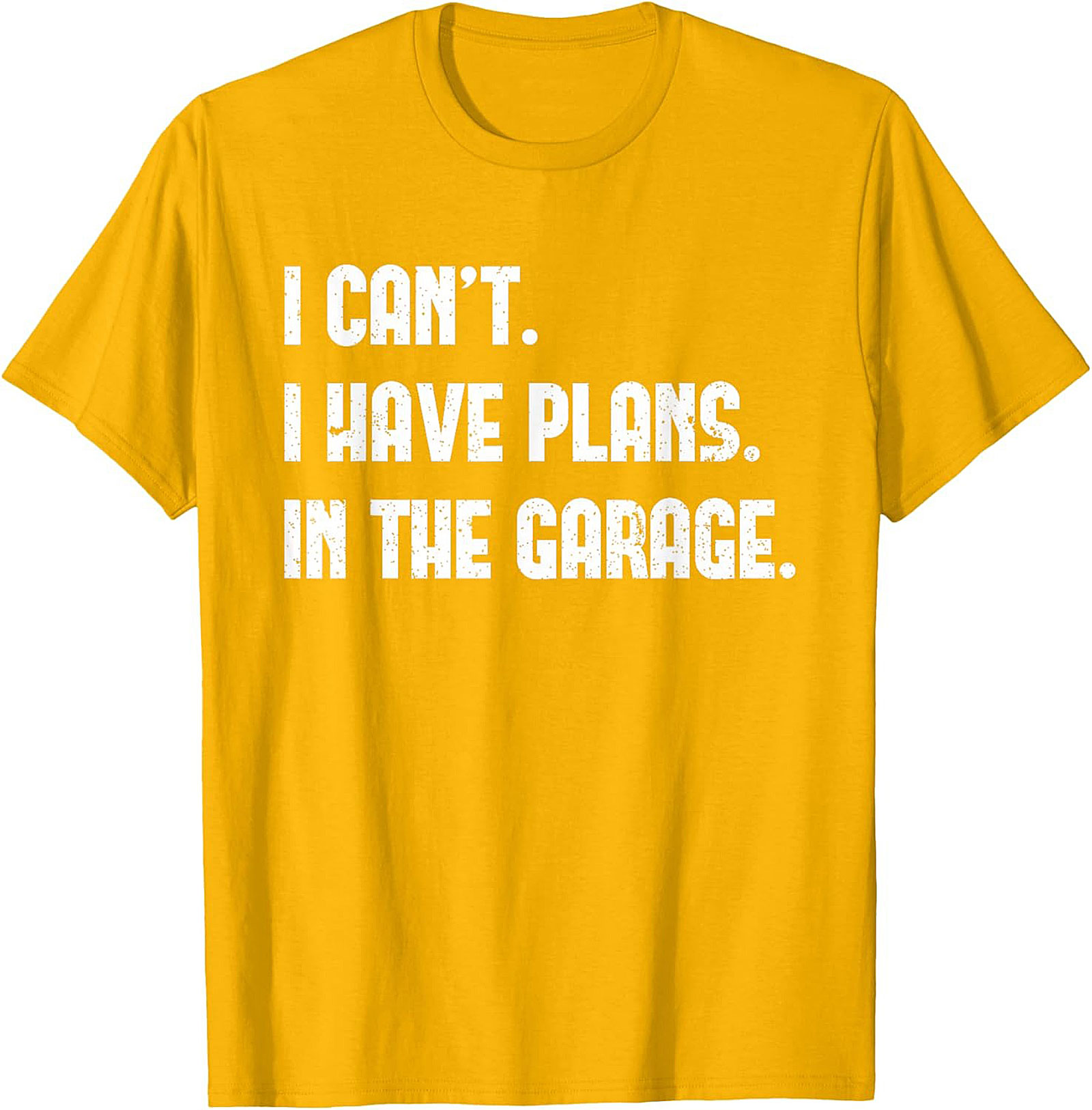 Funny Garage Mechanic T-Shirt I Have Plans Tee