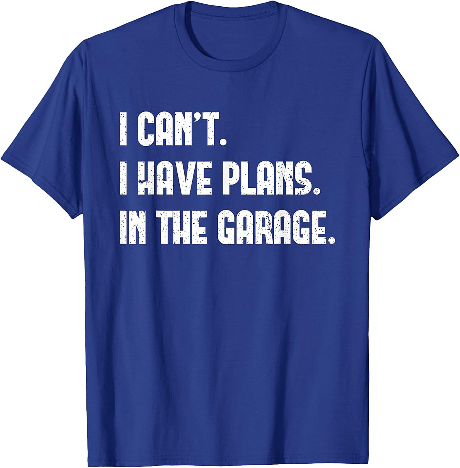 Funny Garage Mechanic T-Shirt I Have Plans Tee