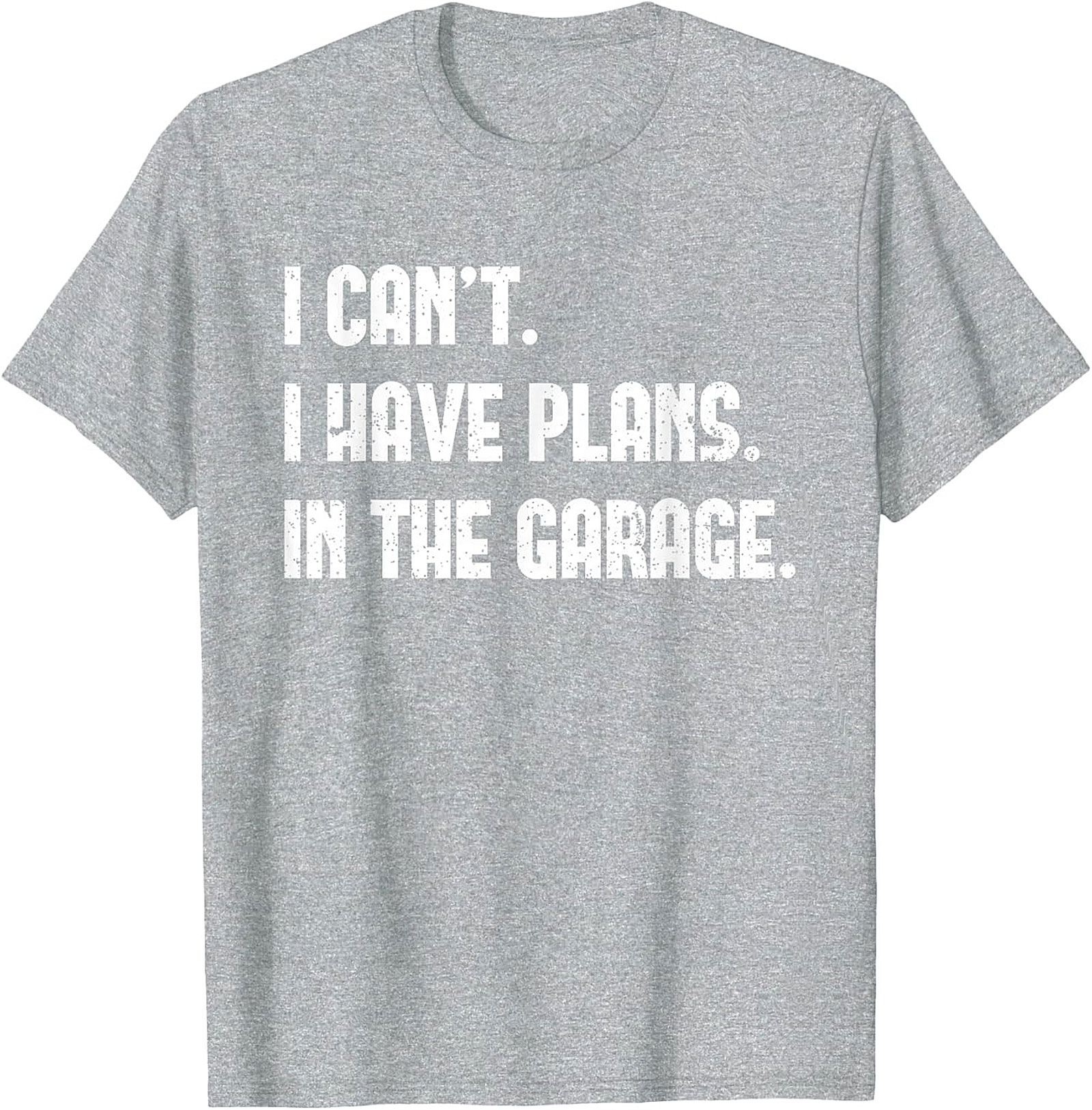 Funny Garage Mechanic T-Shirt I Have Plans Tee
