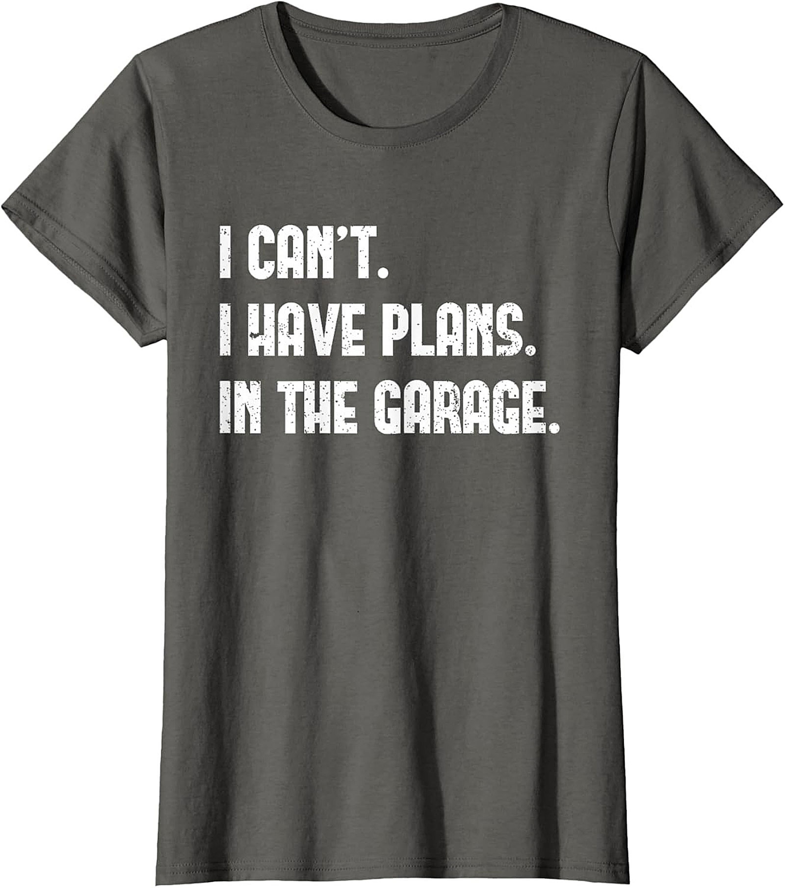 Funny Garage Mechanic T-Shirt I Have Plans Tee