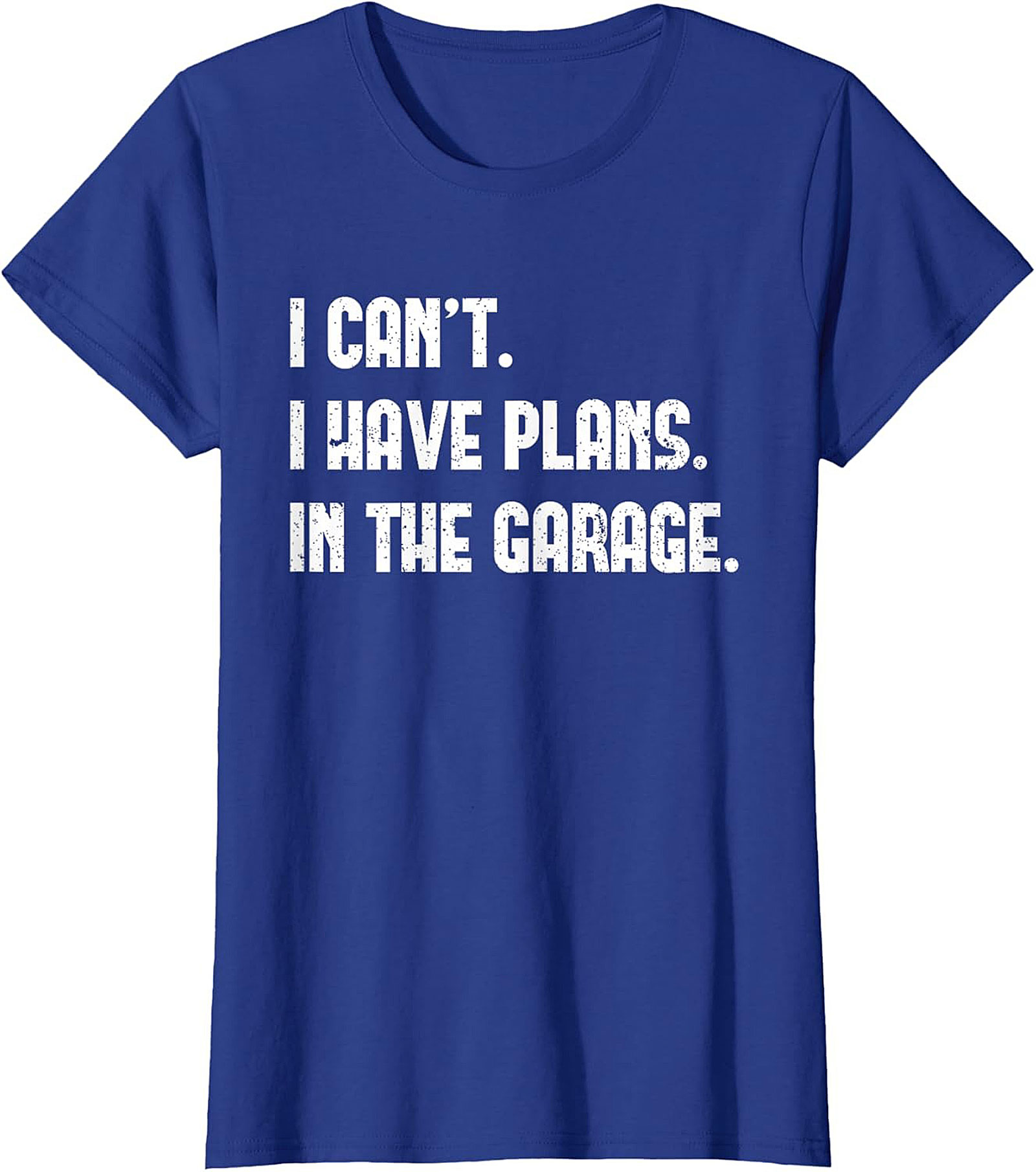 Funny Garage Mechanic T-Shirt I Have Plans Tee
