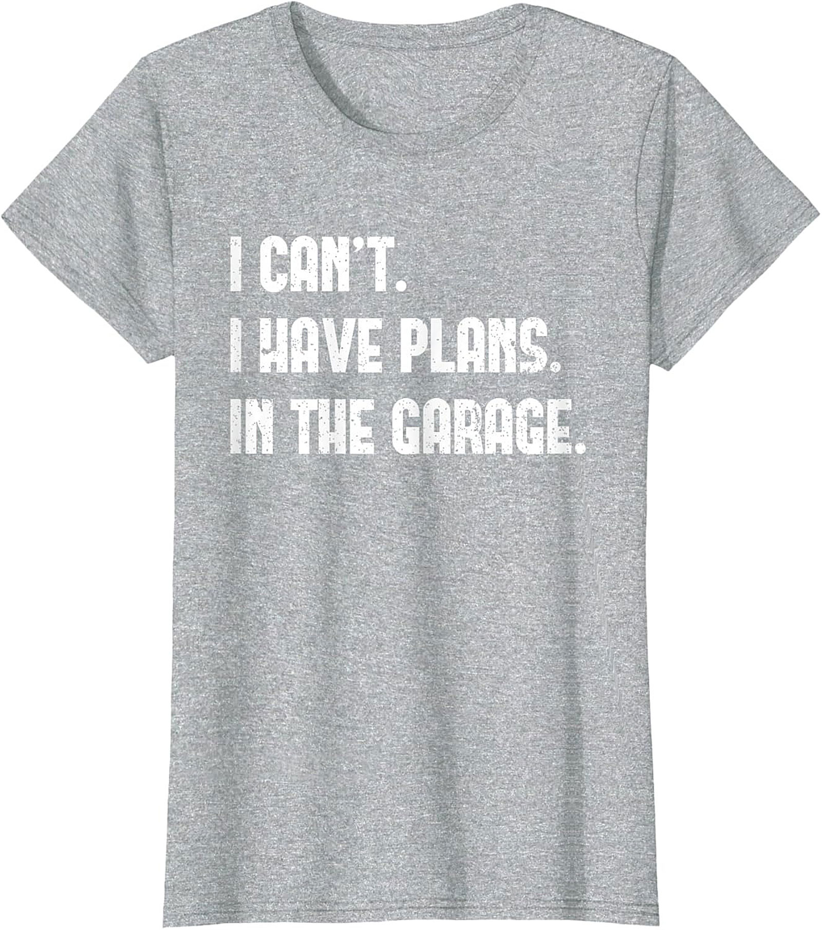 Funny Garage Mechanic T-Shirt I Have Plans Tee