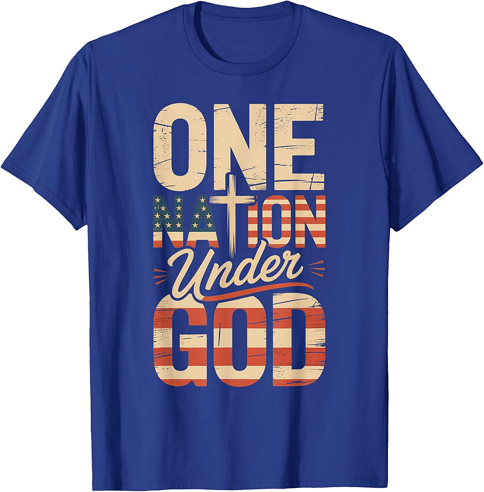 One Nation Under God T-Shirt | Patriotic Christian Tee