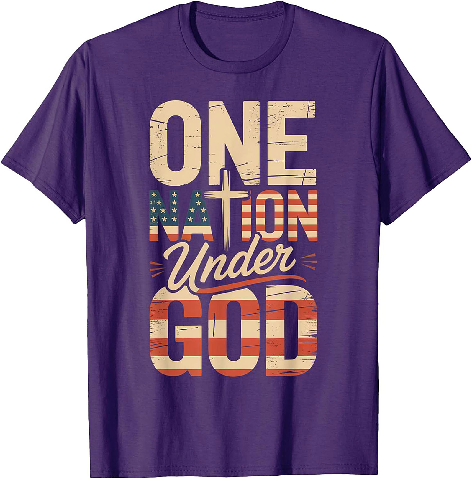 One Nation Under God T-Shirt | Patriotic Christian Tee