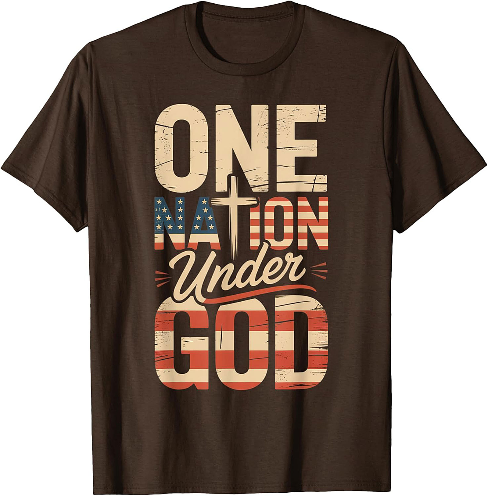 One Nation Under God T-Shirt | Patriotic Christian Tee