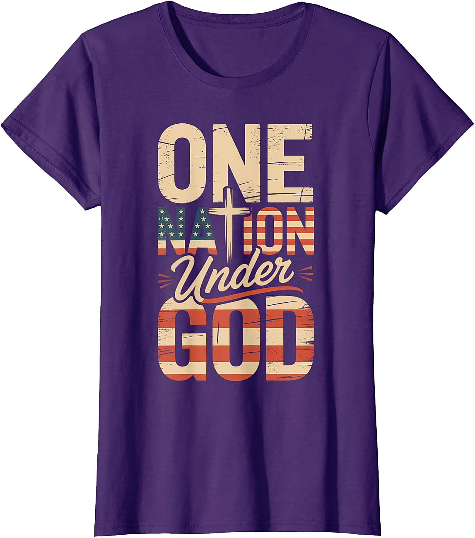 One Nation Under God T-Shirt | Patriotic Christian Tee