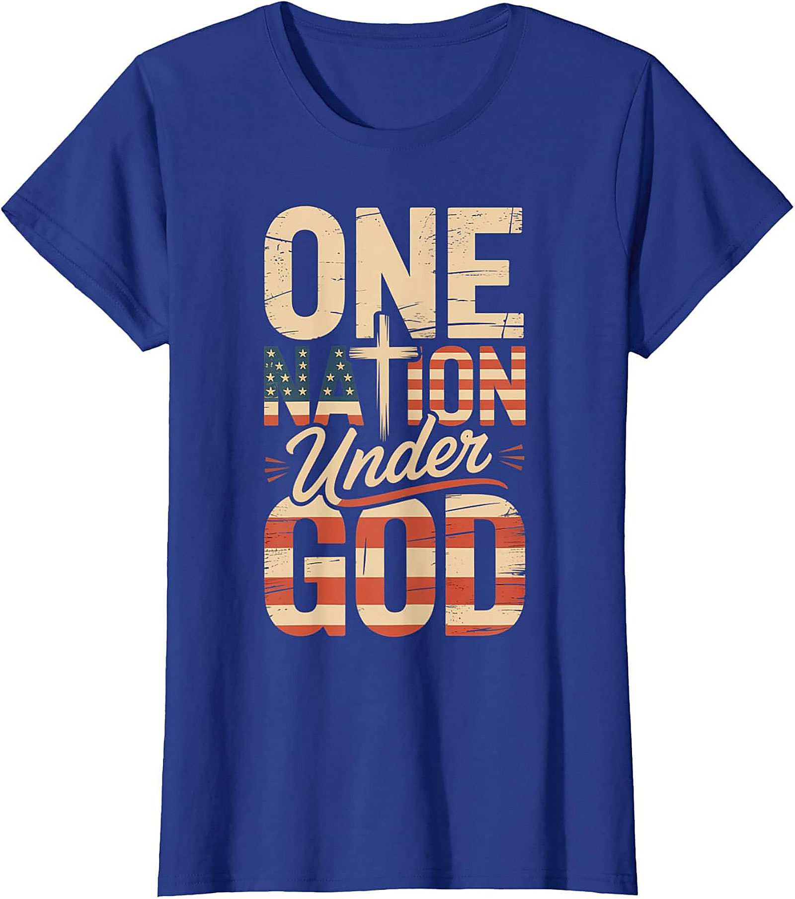 One Nation Under God T-Shirt | Patriotic Christian Tee