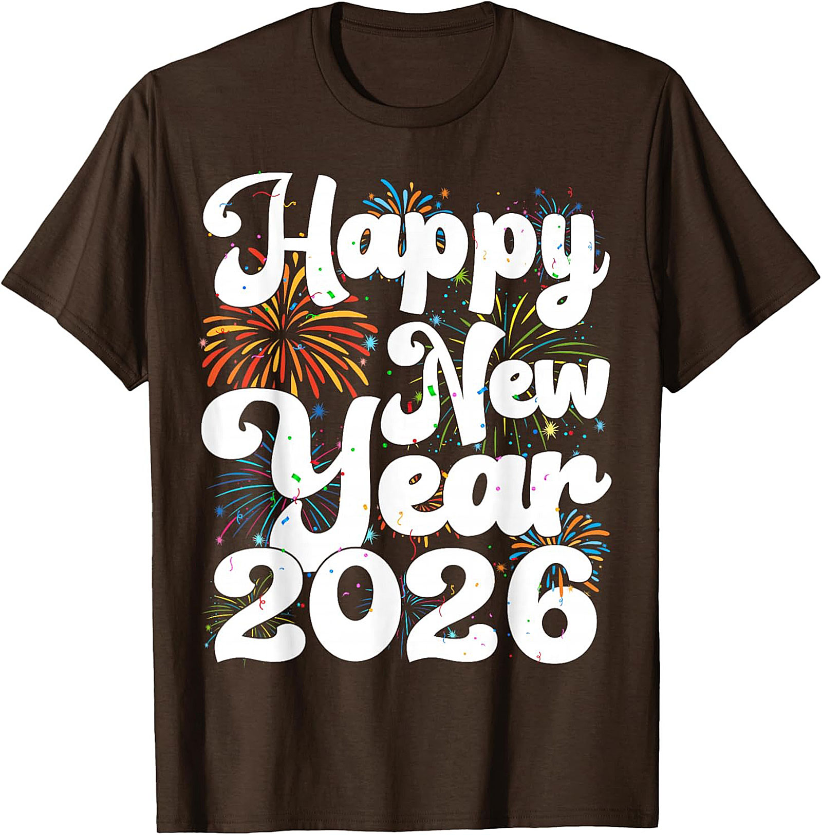 Happy New Year 2026 Graphic Tee NYE Party Shirt