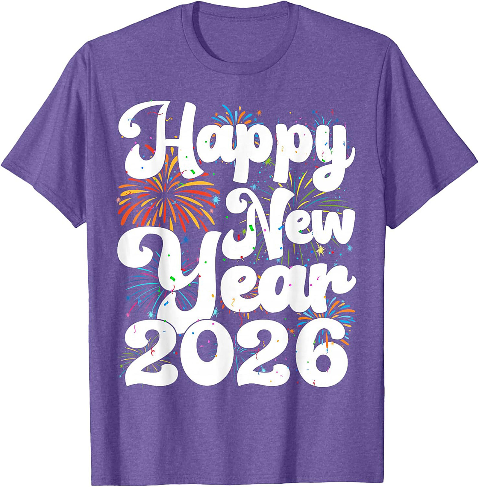 Happy New Year 2026 Graphic Tee NYE Party Shirt