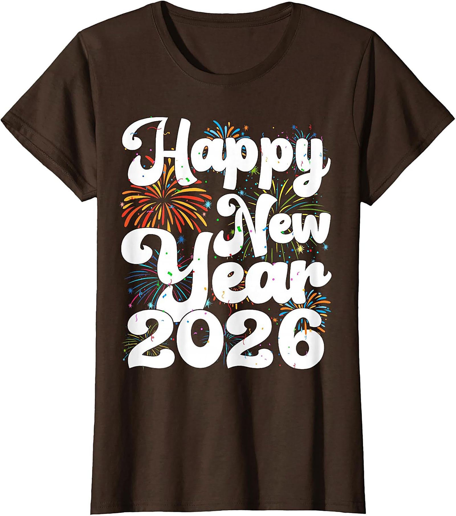 Happy New Year 2026 Graphic Tee NYE Party Shirt