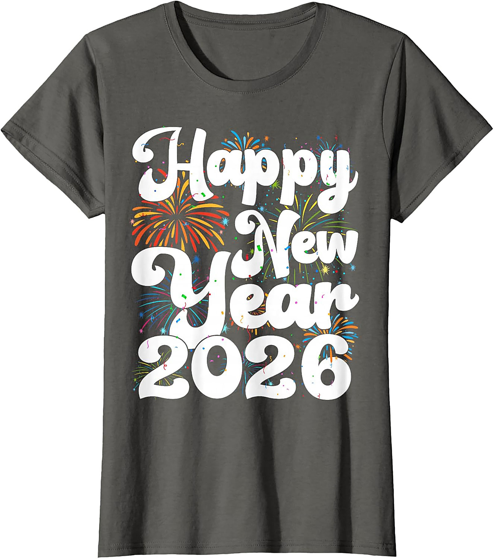Happy New Year 2026 Graphic Tee NYE Party Shirt