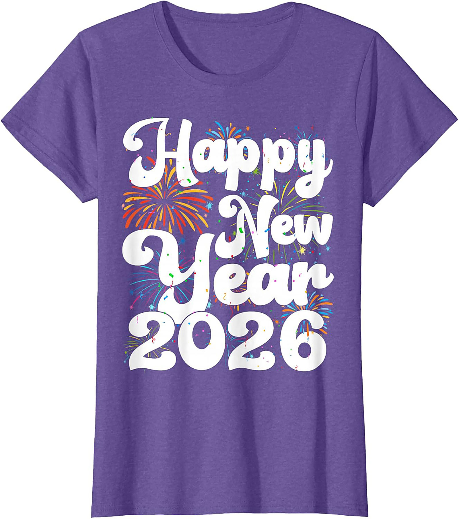 Happy New Year 2026 Graphic Tee NYE Party Shirt