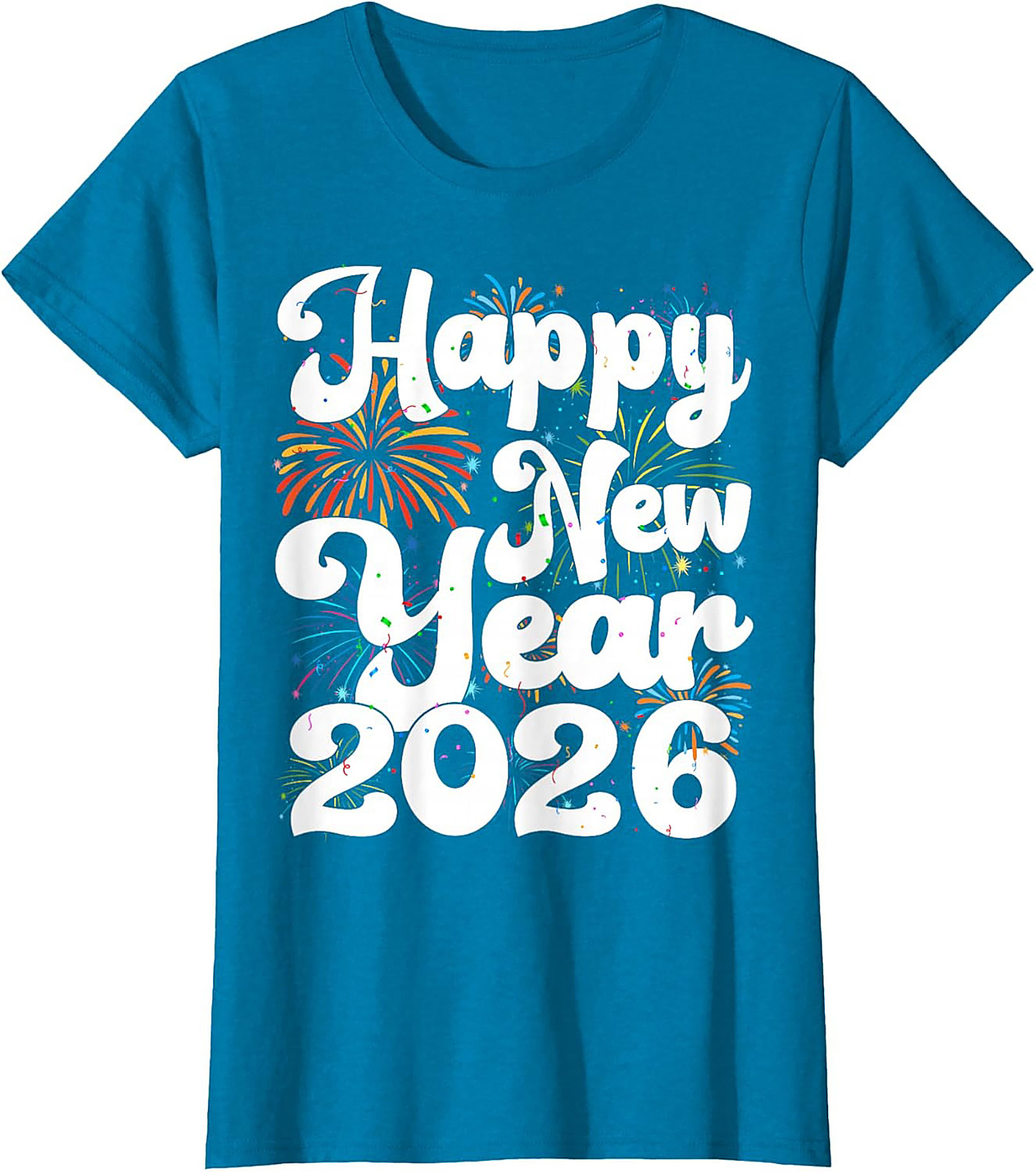 Happy New Year 2026 Graphic Tee NYE Party Shirt