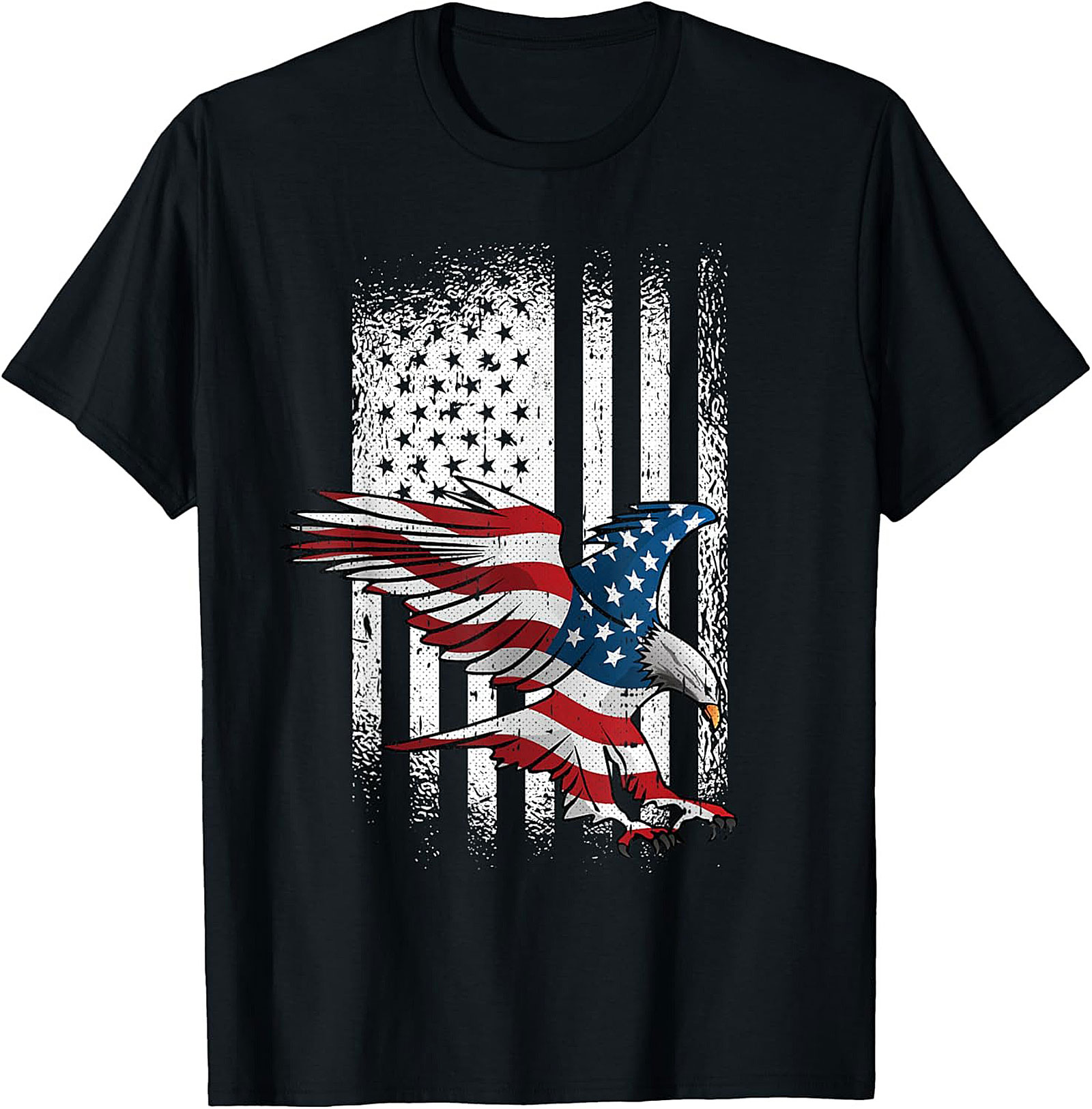 Patriotic Eagle T-Shirt | American Flag Graphic Tee