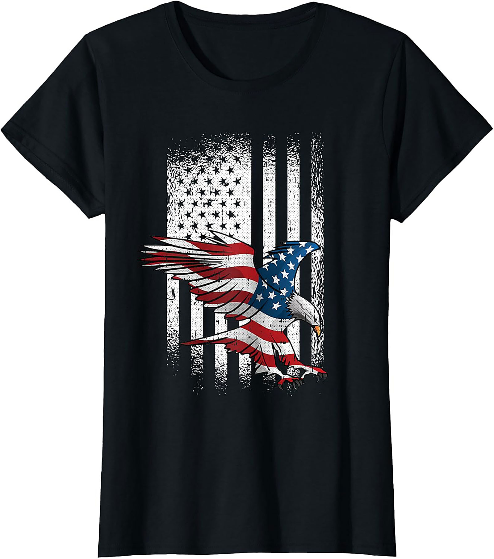 Patriotic Eagle T-Shirt | American Flag Graphic Tee