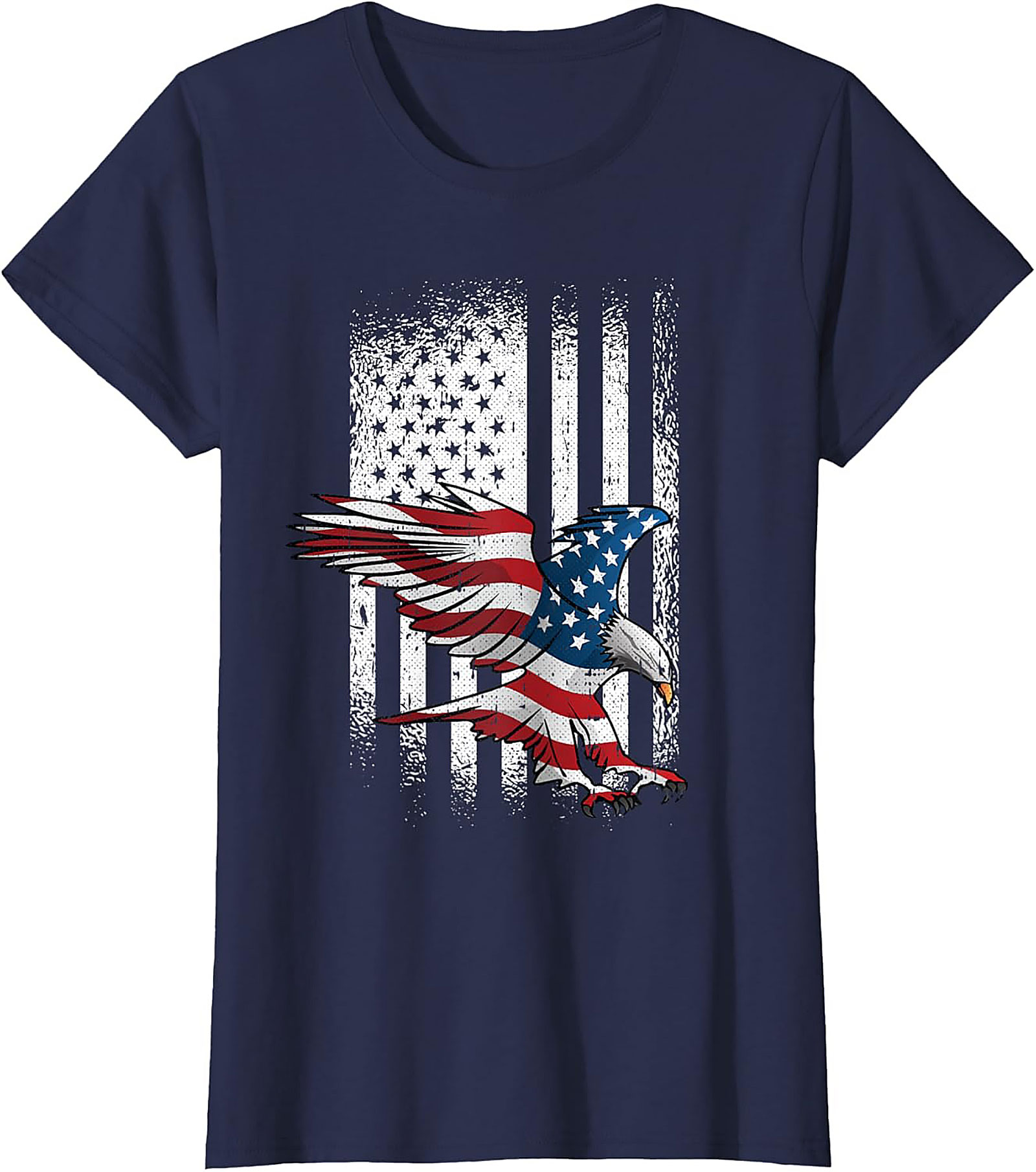 Patriotic Eagle T-Shirt | American Flag Graphic Tee