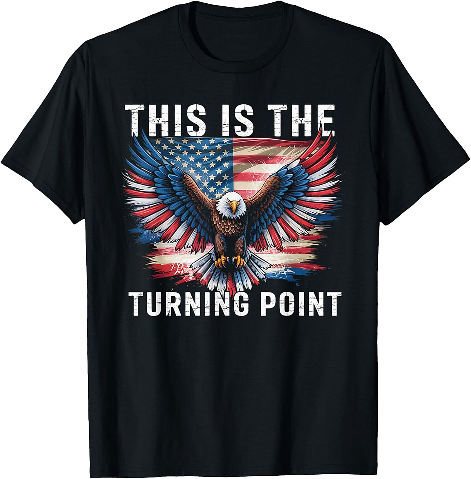 Patriotic Eagle T-Shirt | American Flag Graphic Tee
