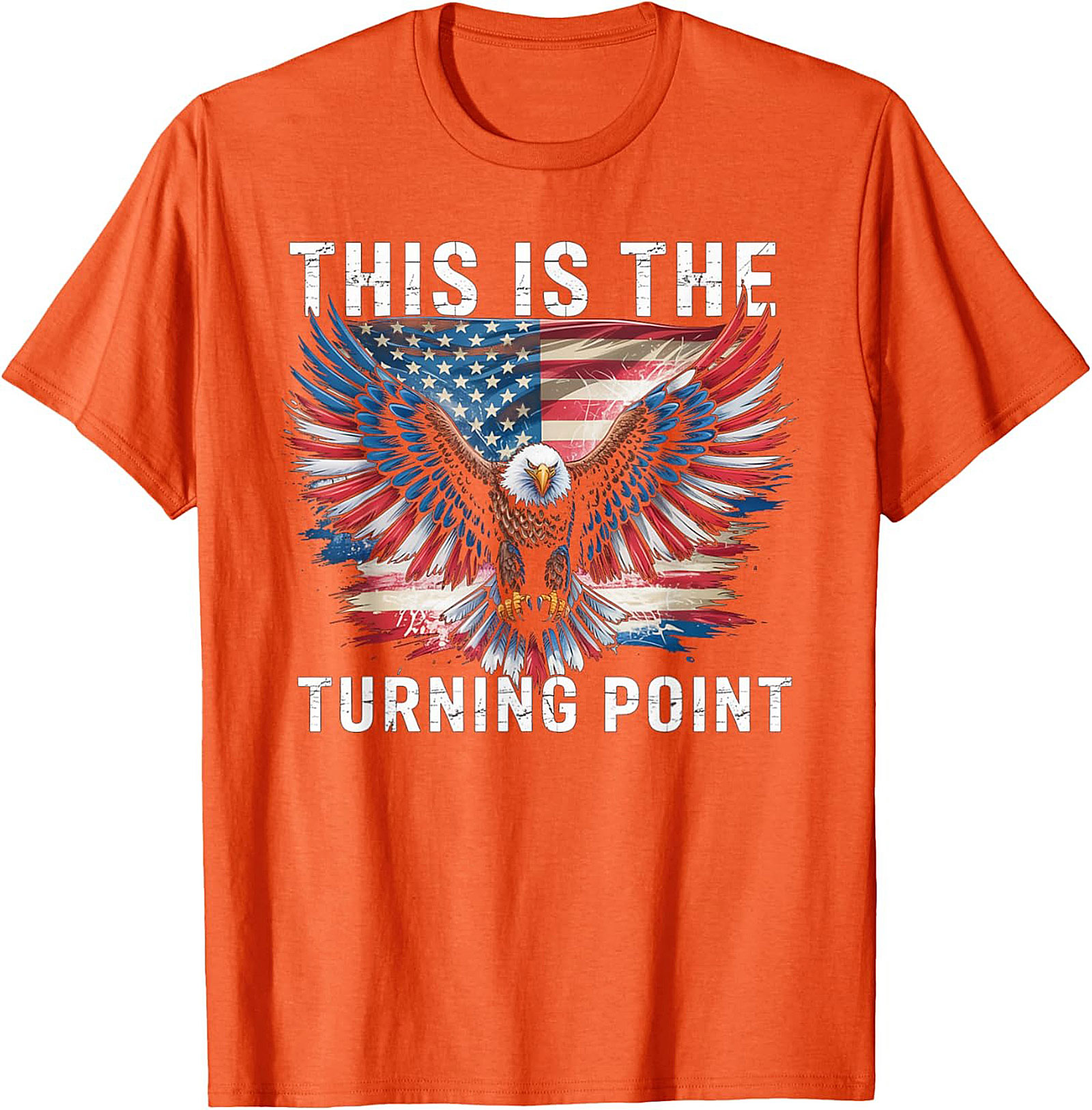 Patriotic Eagle T-Shirt | American Flag Graphic Tee