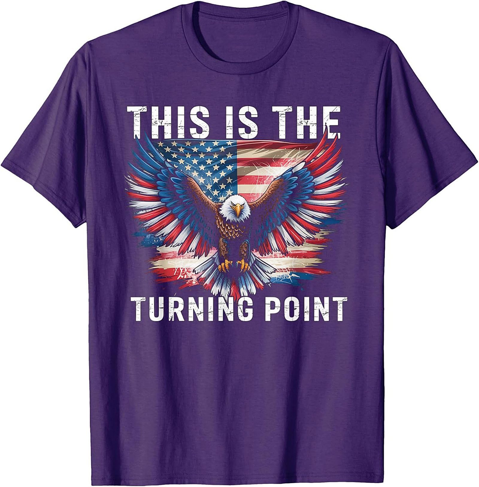 Patriotic Eagle T-Shirt | American Flag Graphic Tee