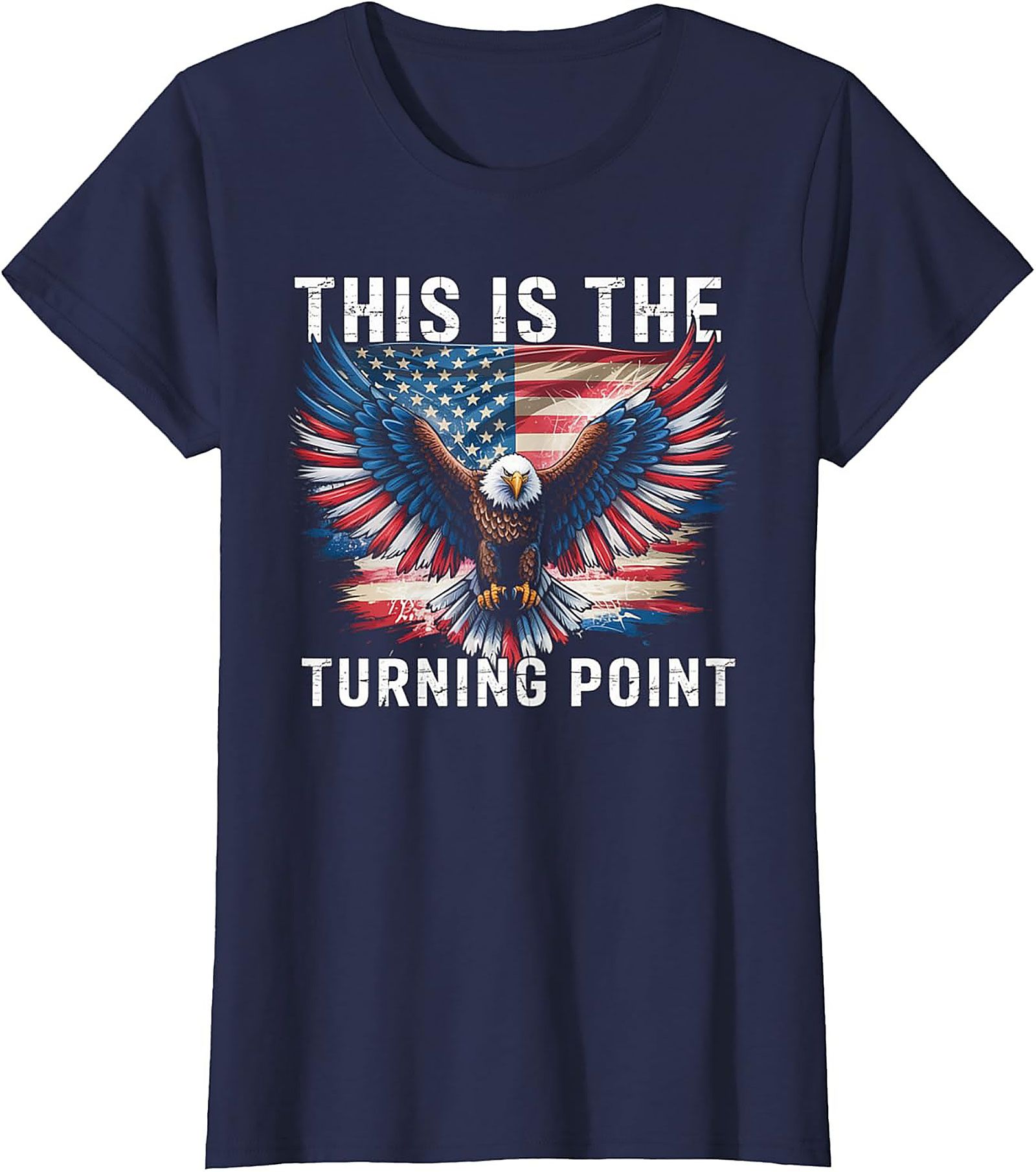 Patriotic Eagle T-Shirt | American Flag Graphic Tee