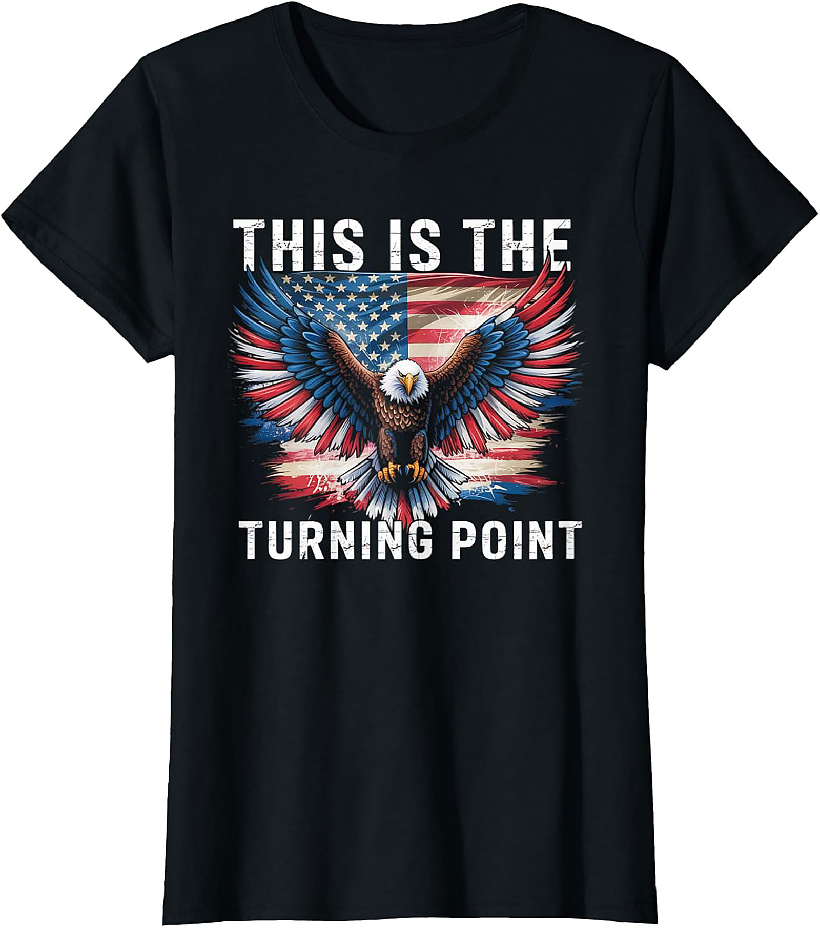 Patriotic Eagle T-Shirt | American Flag Graphic Tee