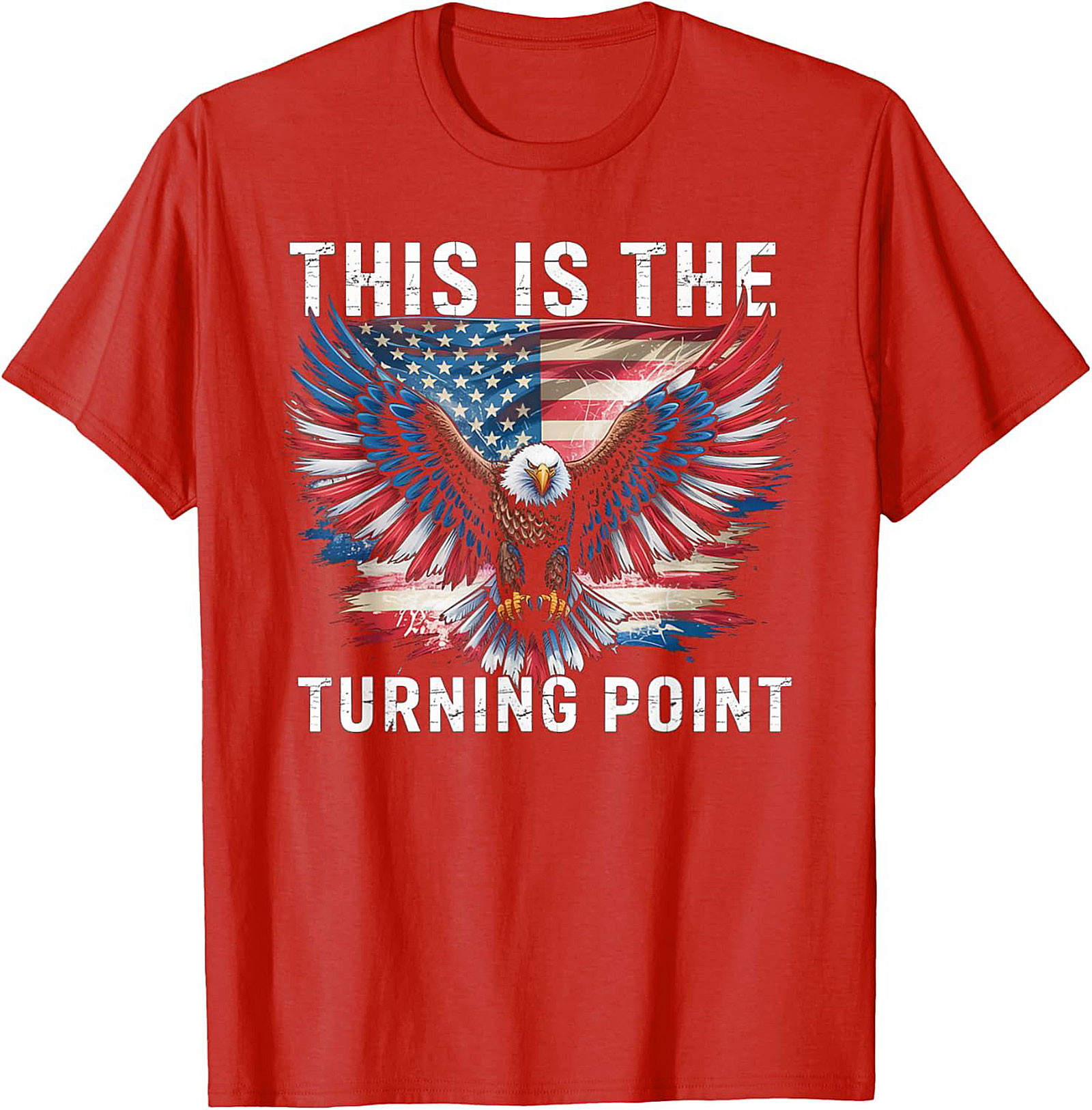 Patriotic Eagle T-Shirt | American Flag Graphic Tee