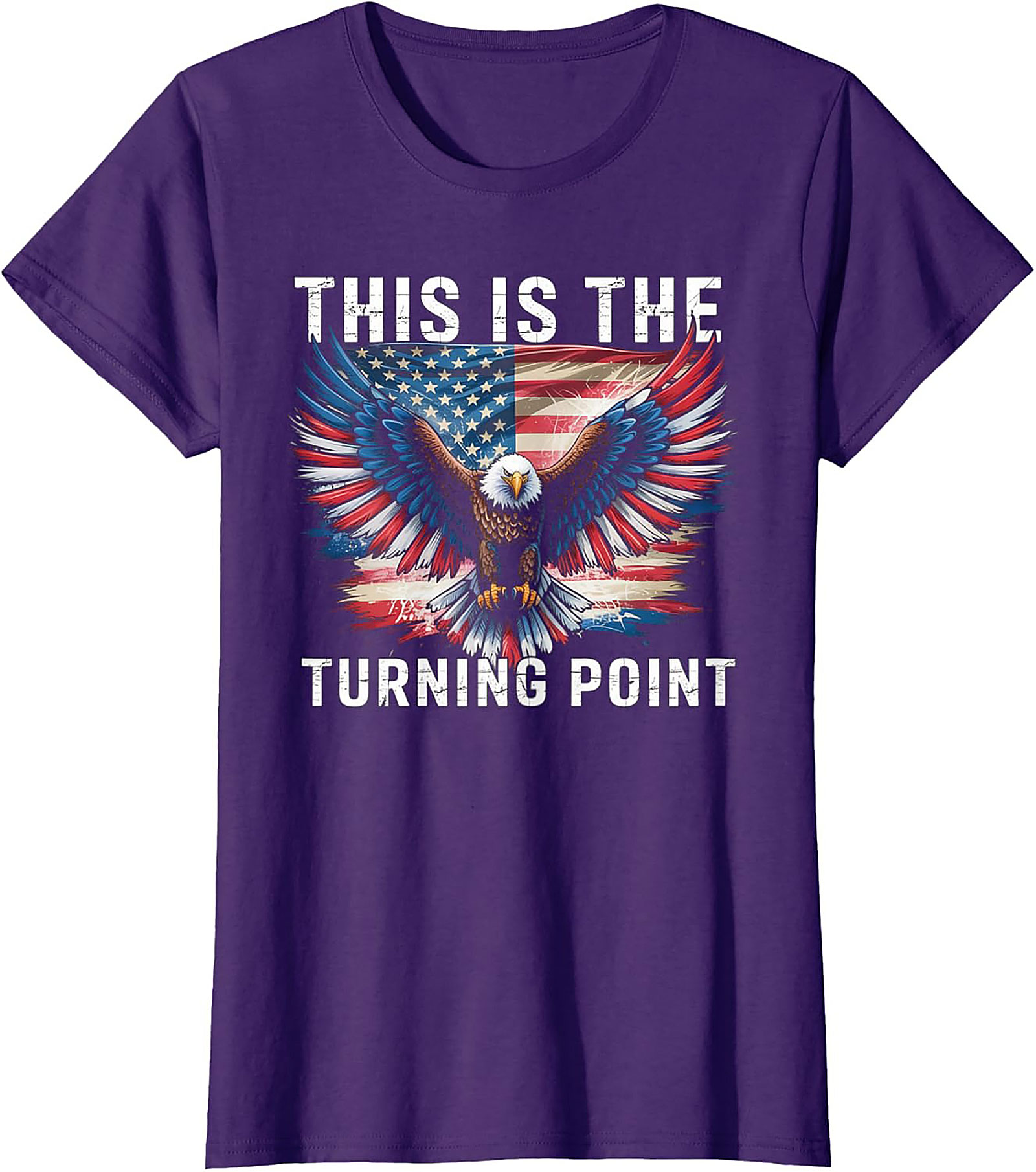 Patriotic Eagle T-Shirt | American Flag Graphic Tee