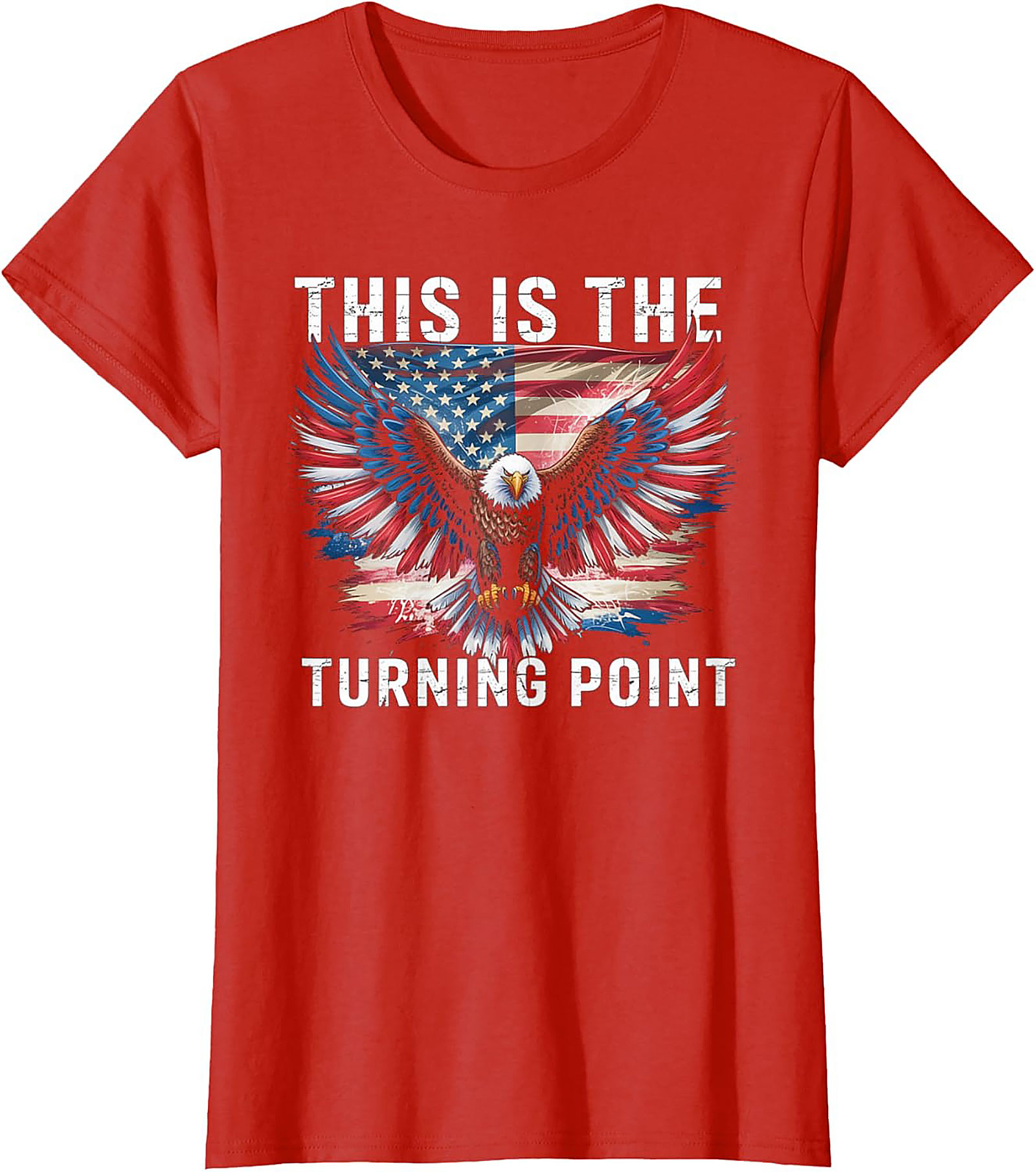 Patriotic Eagle T-Shirt | American Flag Graphic Tee