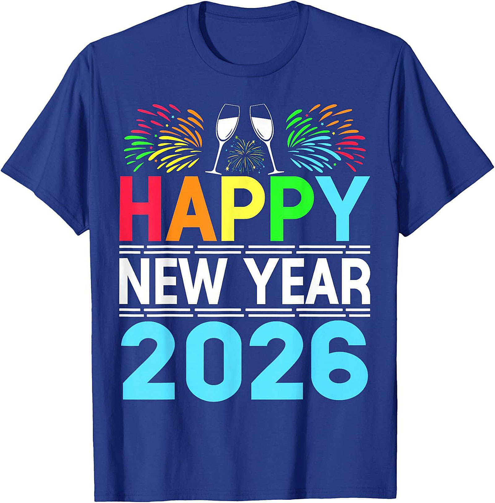 Happy New Year 2026 T-Shirt Festive Graphic Tee