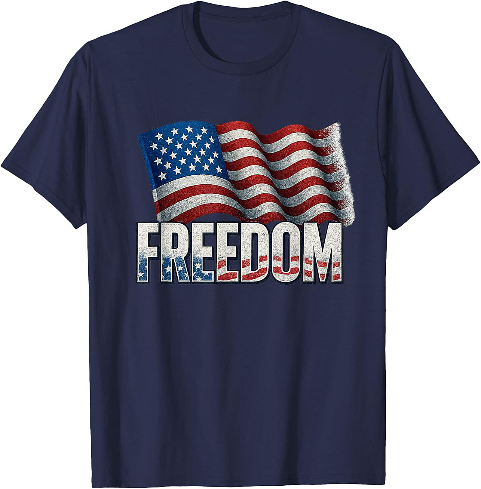Patriotic Freedom T-shirt | American Flag Graphic Tee