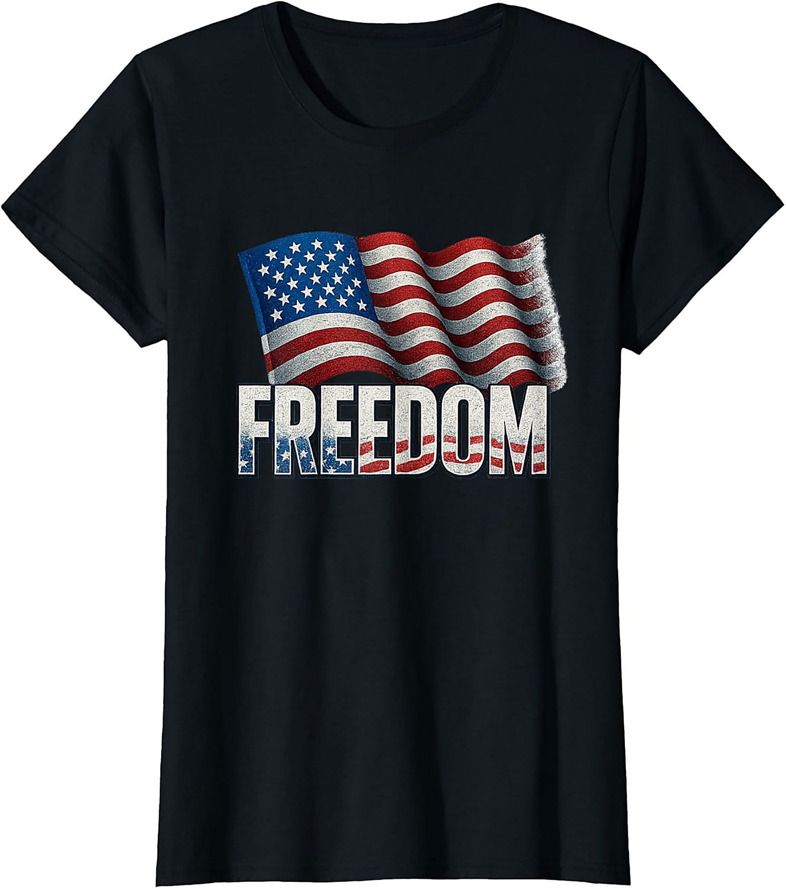 Patriotic Freedom T-shirt | American Flag Graphic Tee