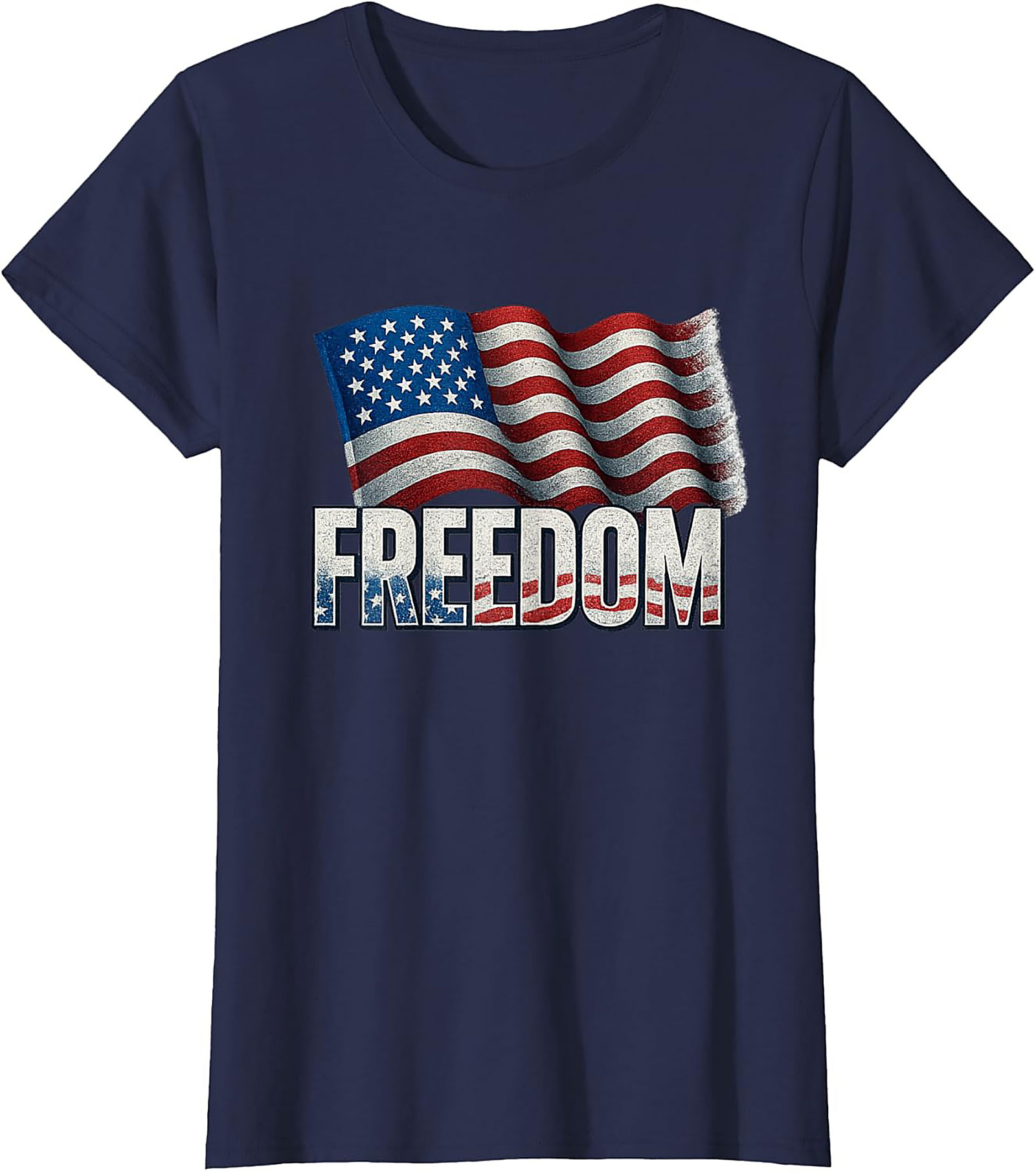 Patriotic Freedom T-shirt | American Flag Graphic Tee